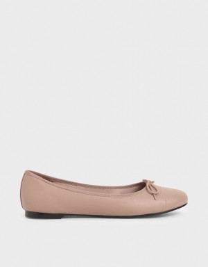 Charles & Keith Bow Ballerinasko Rosa | ARNCU6473