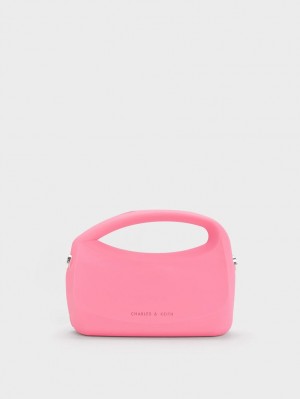 Charles & Keith Cocoon Top Håndveske Rosa | XGDOT2158