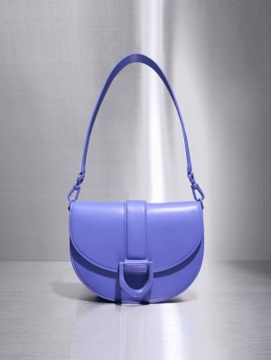 Charles & Keith Gabine Sadelvesker Lilla | UXJZK8042