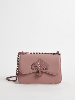 Charles & Keith Meriah Chain Reima Crossbody Veske Lilla | FCTPL8506