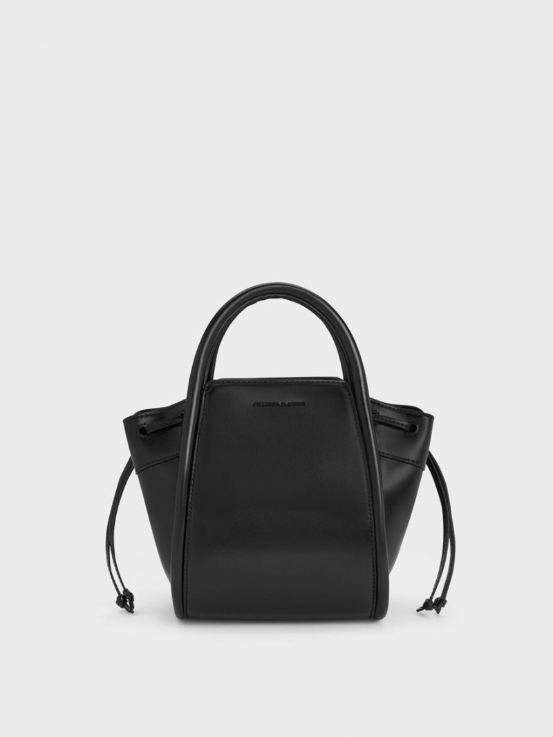 Charles & Keith Ashby Slouchy Tote Veske Svarte | MJWUK2371