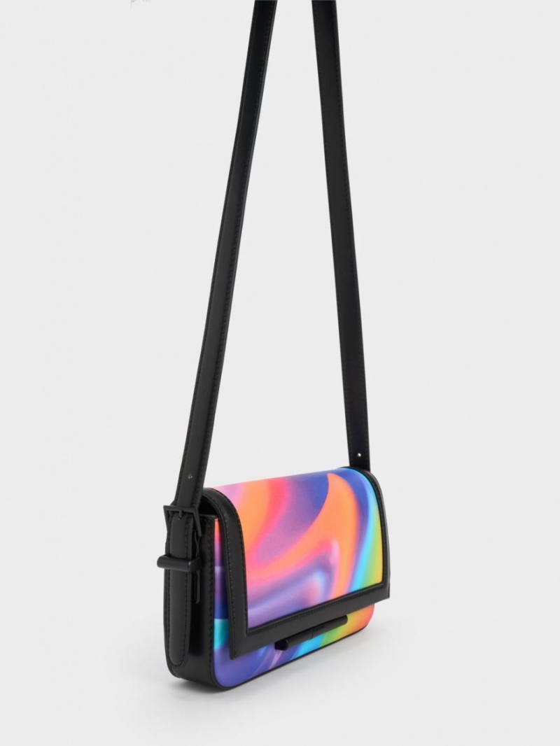 Charles & Keith Cesia Crossbody Veske Multicolor | ZAHFY0284