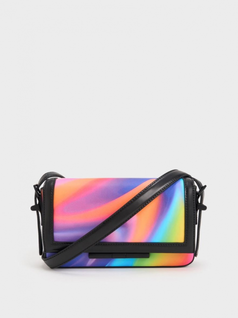 Charles & Keith Cesia Crossbody Veske Multicolor | ZAHFY0284