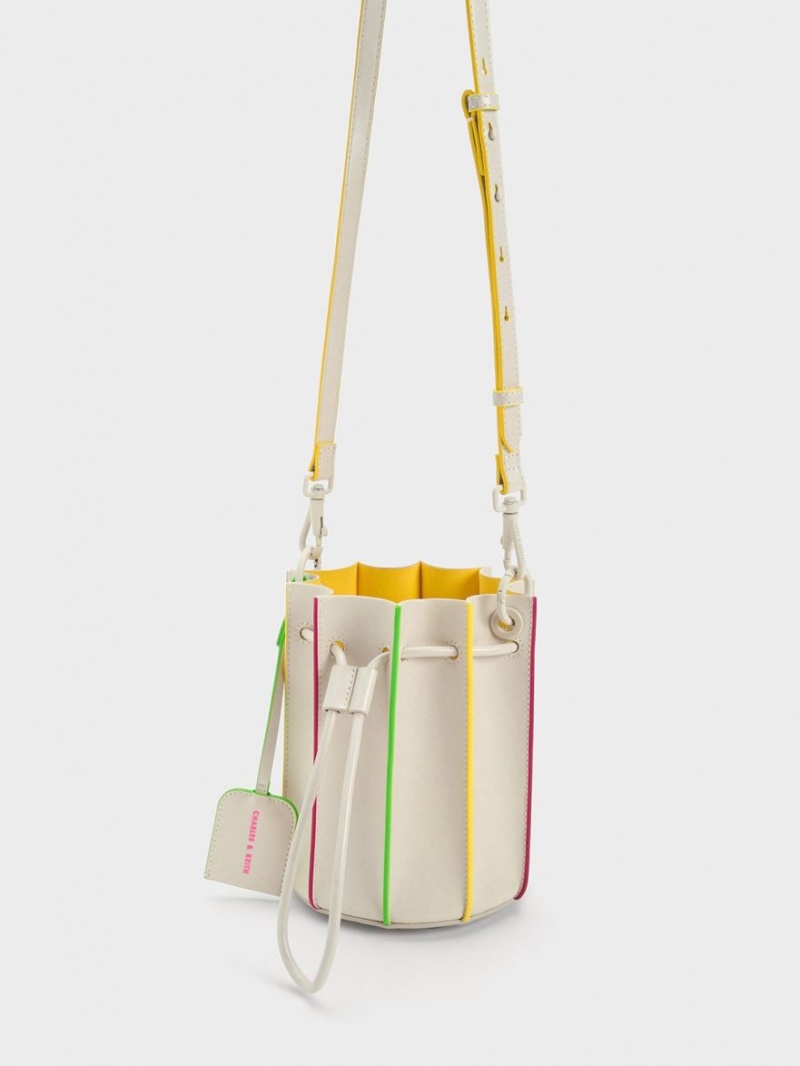 Charles & Keith Clove Top Handle Bøtteposer Multicolor | QDBIA4621