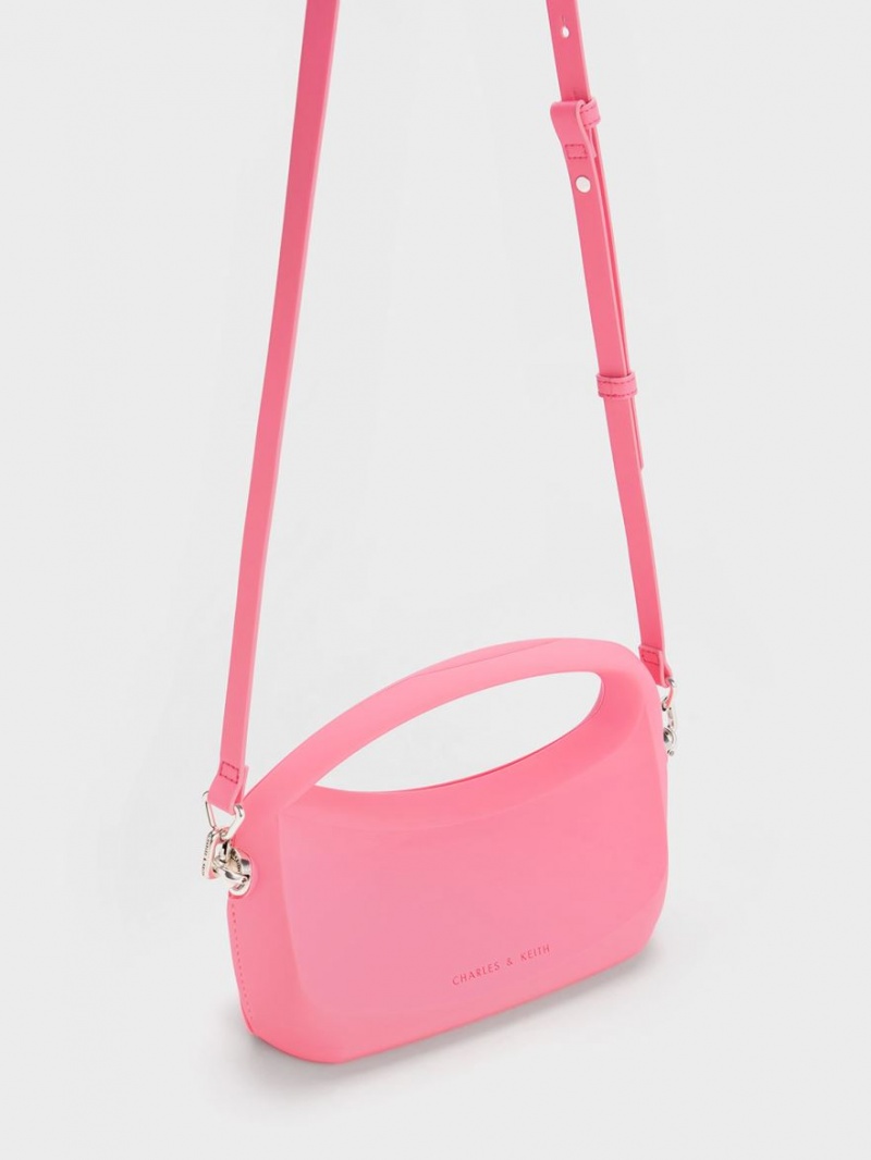 Charles & Keith Cocoon Top Håndveske Rosa | XGDOT2158