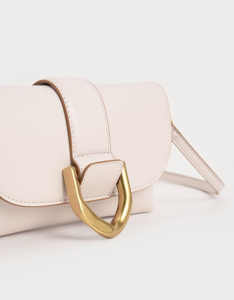 Charles & Keith Gabine Crossbody Veske Lyse Rosa | KAYRX3910