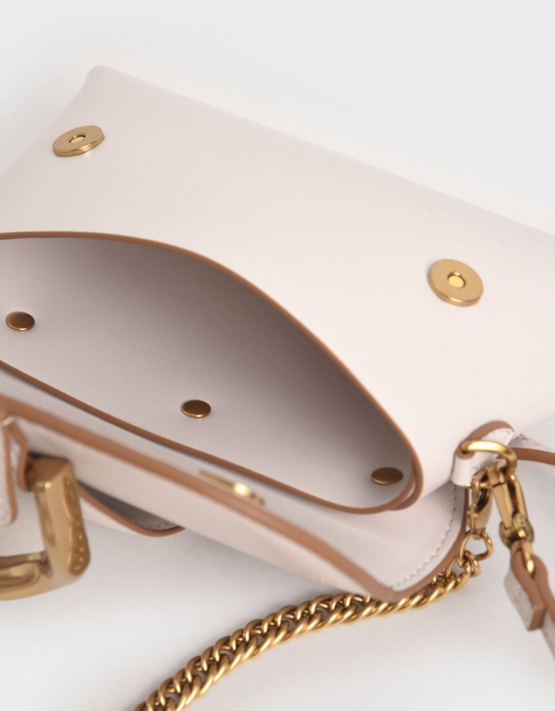 Charles & Keith Gabine Crossbody Veske Lyse Rosa | KAYRX3910