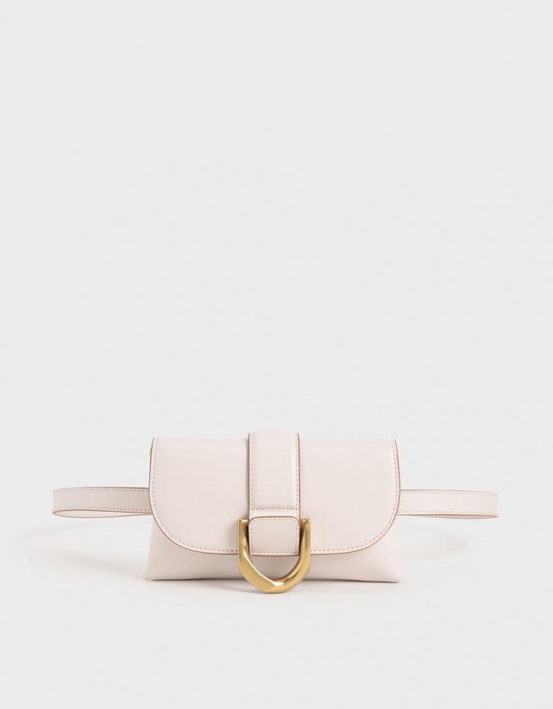 Charles & Keith Gabine Crossbody Veske Lyse Rosa | KAYRX3910