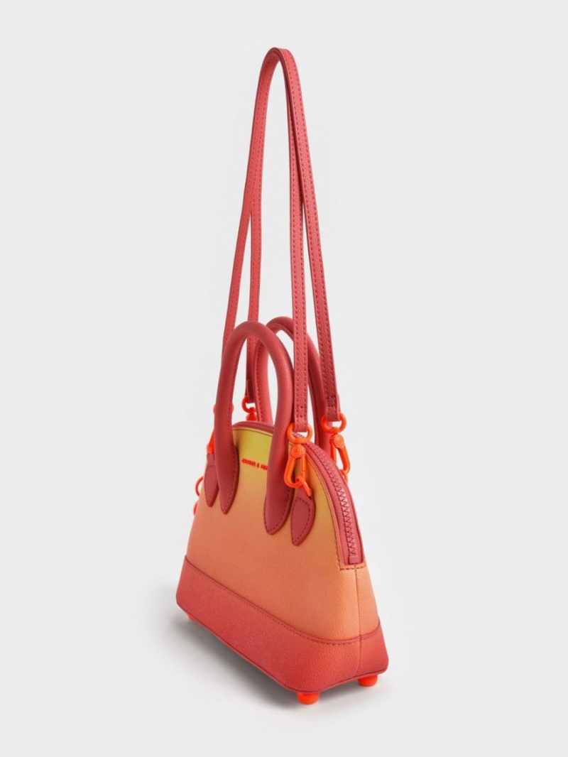 Charles & Keith Harmonee Bowling Tote Veske Rød | VEYIM0849